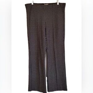 Anthropologie Black and White Polka Dot Pants